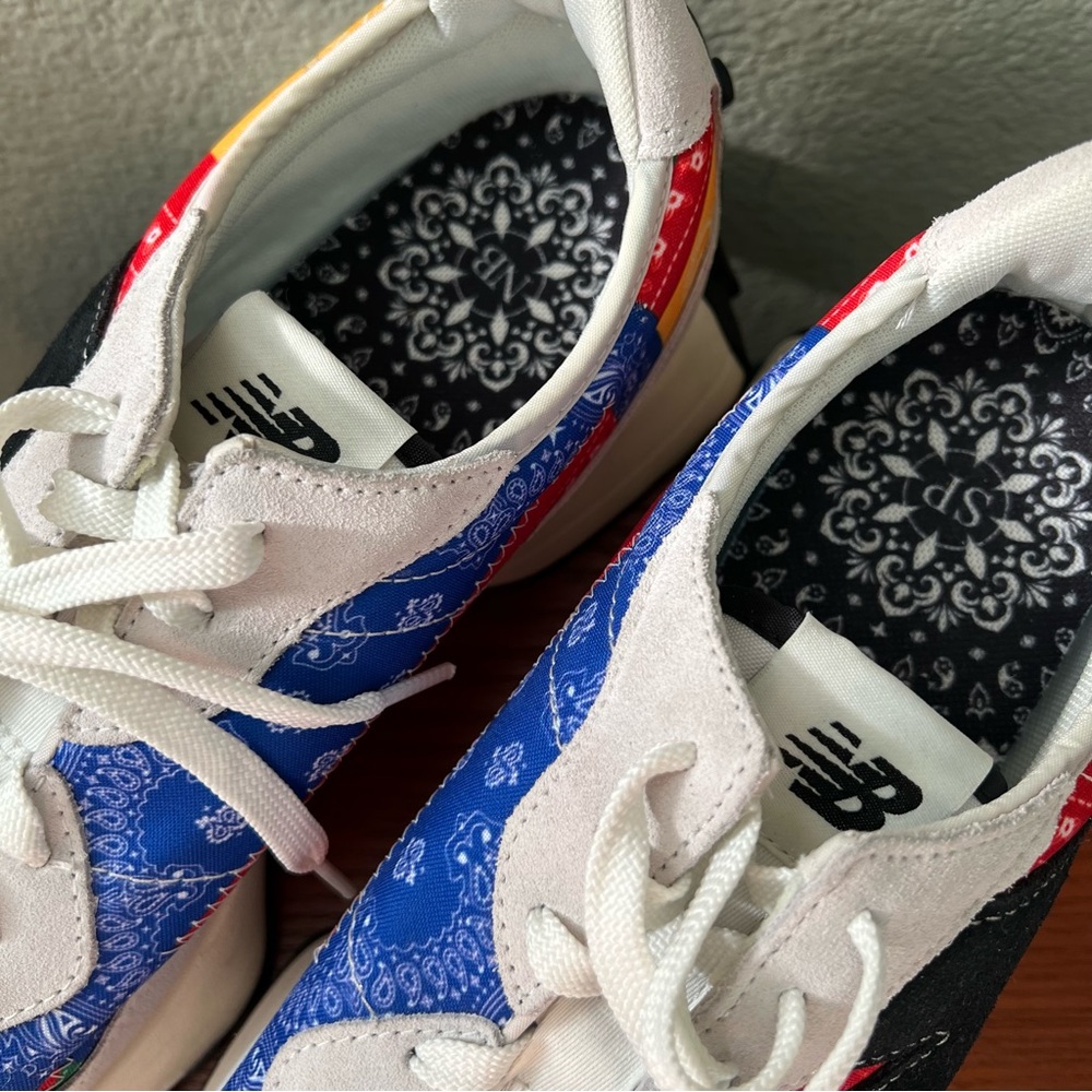 New Balance x Shoe Palace 327 Unity Patchwork Bandana - Picture 8 of 10